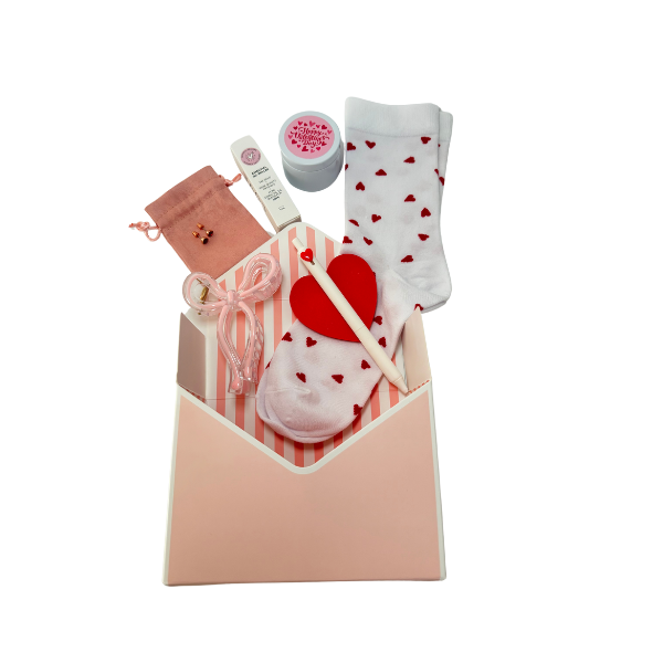 Valentines Day Love Letter Box - Pink & White