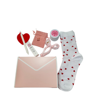 Valentines Day Love Letter Box - Pink & White